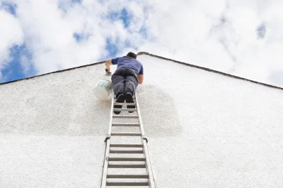 Peinture extérieure à la Chapelle-sous-Uchon — façades et ravalement